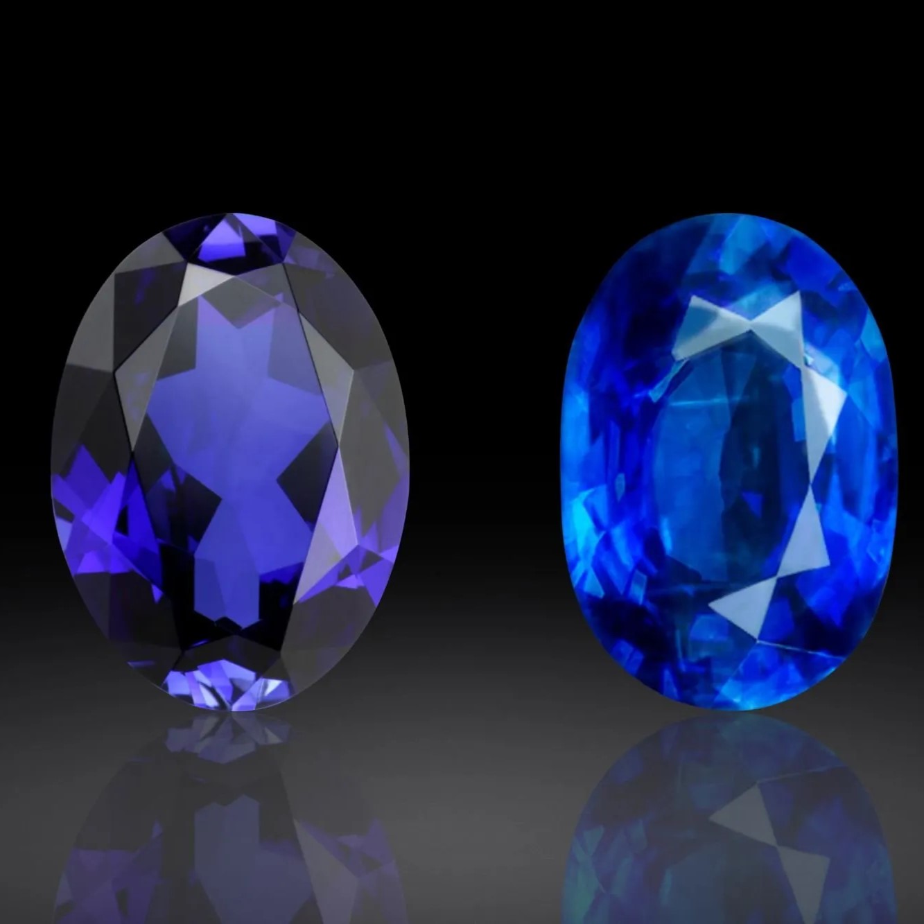Tanzanite vs Sapphire