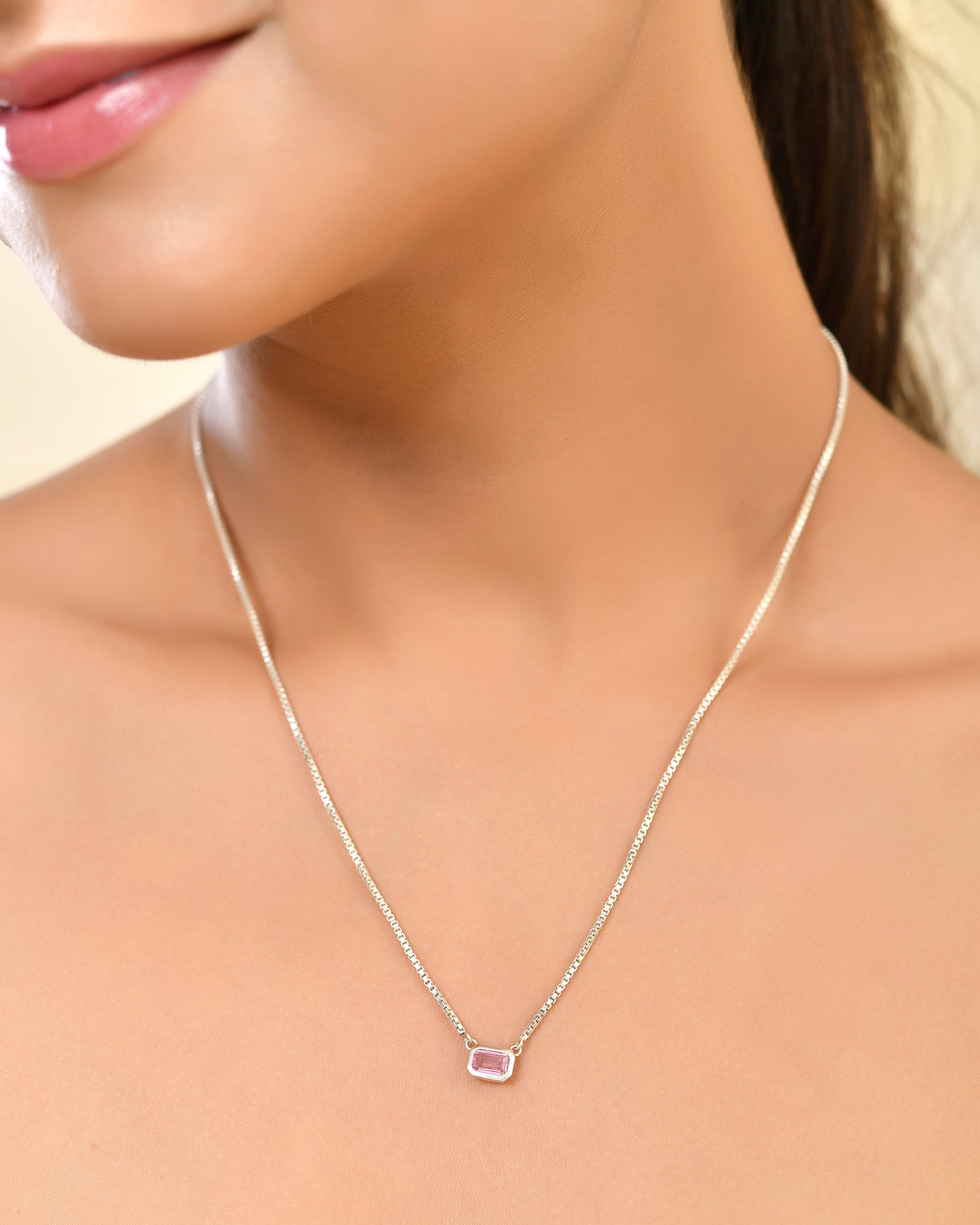 Fire Opal Solitaire Pendant Necklace (Copy)