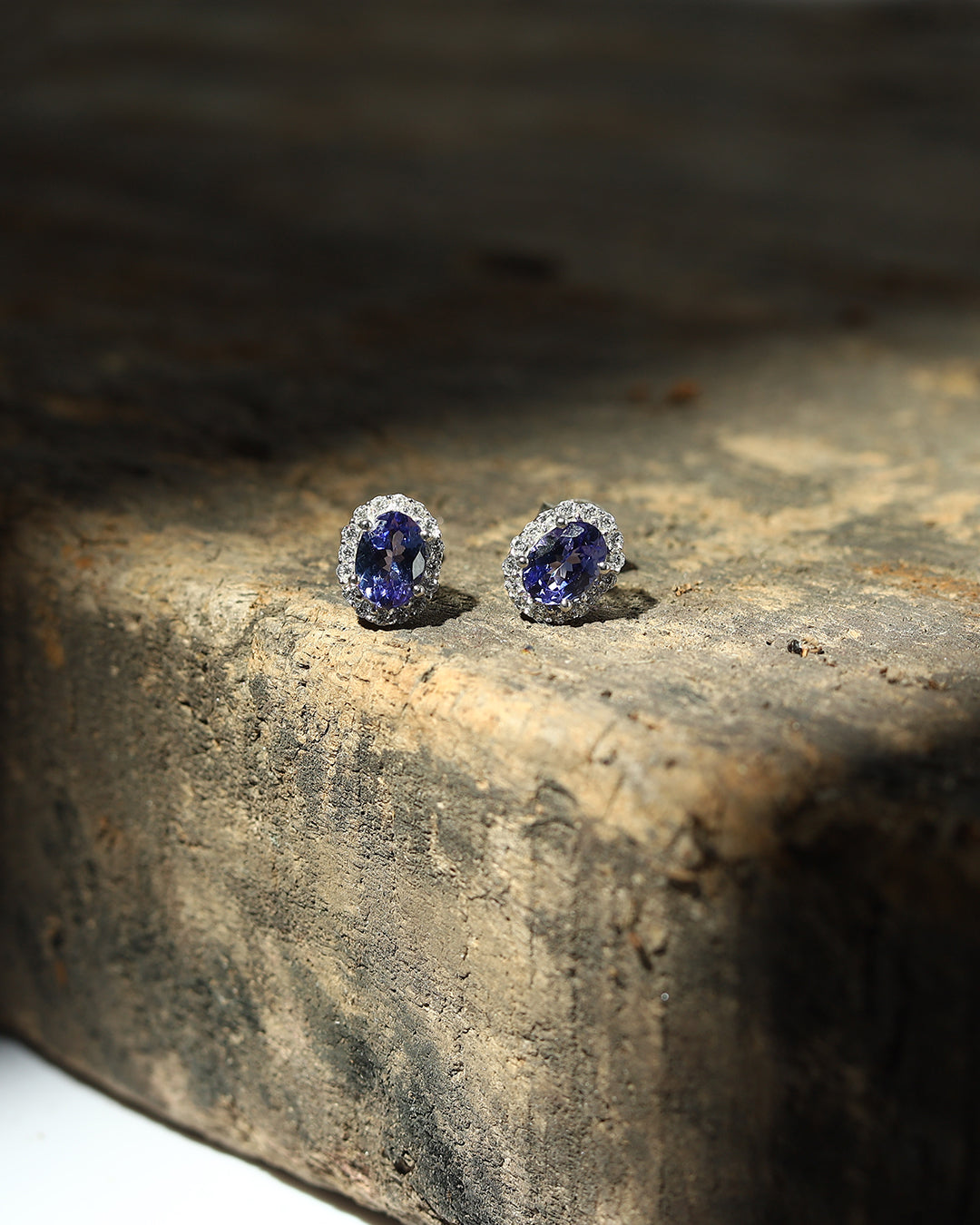 Classic stud earrings in 92.5 silver with a modern touch.