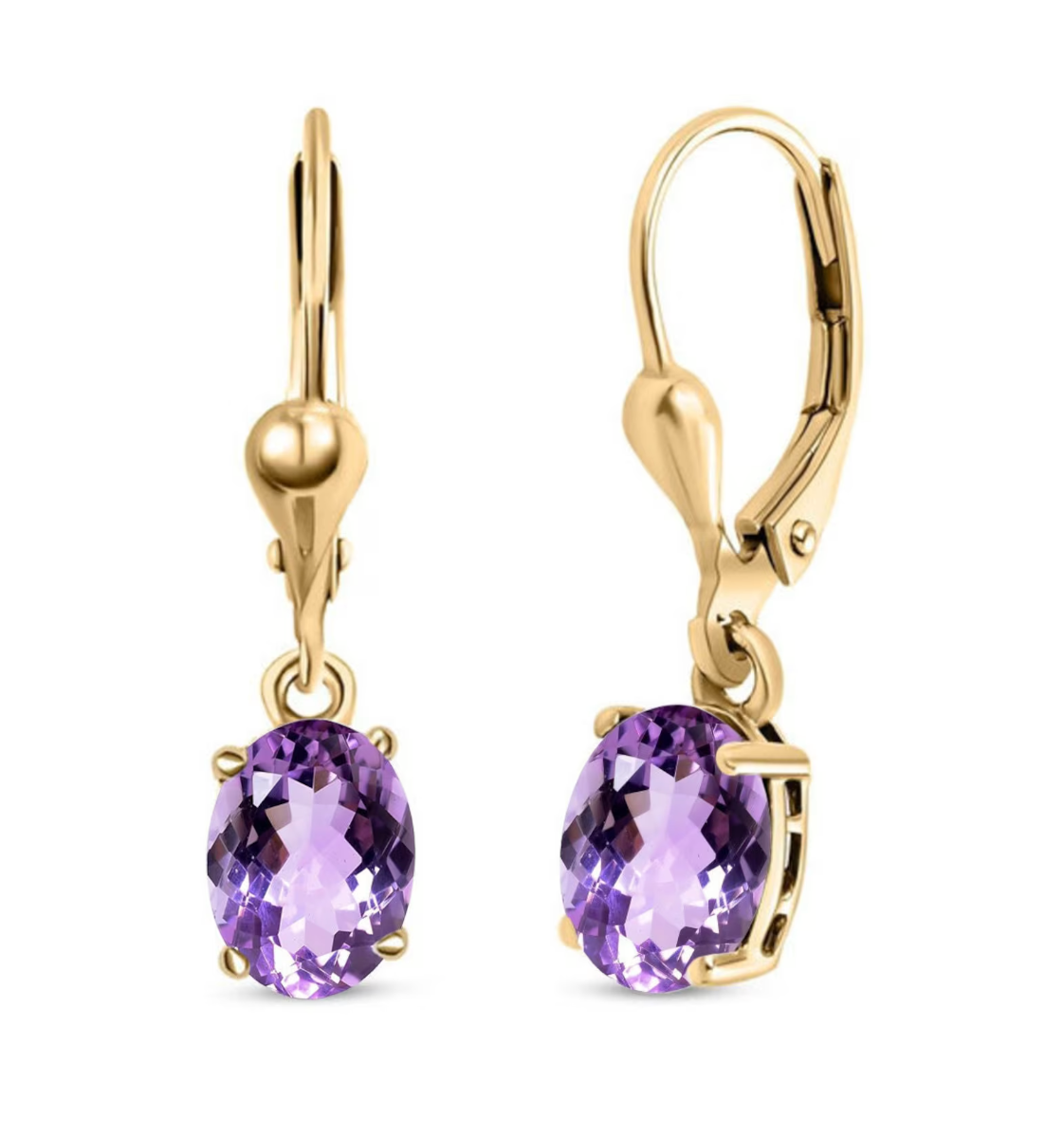 Classic Leverback earrings in 14K gold with a modern touch.