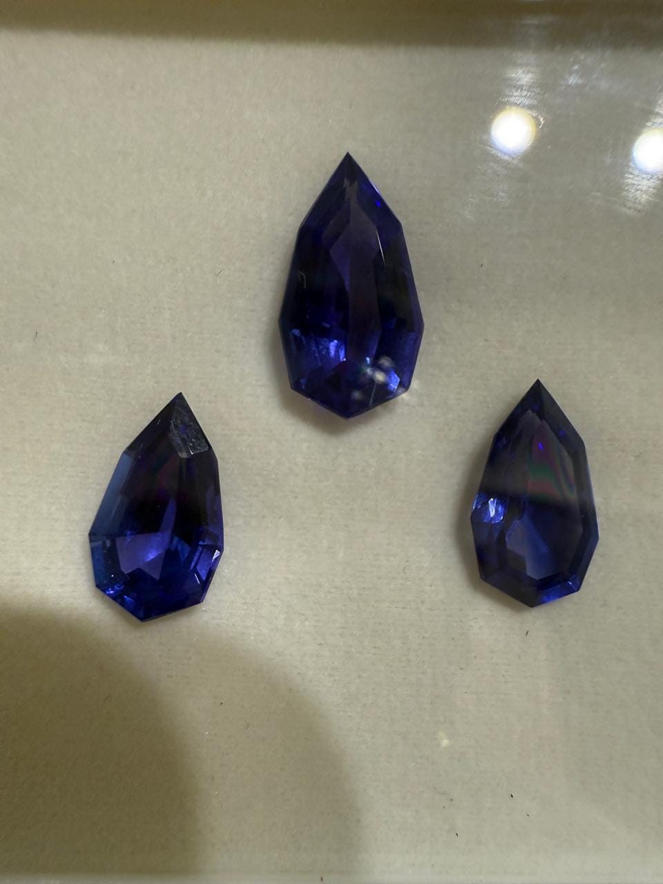 Custom Cut Rare Tanzanite Gemstone Set | IGI Certified Loose Trio | 15 CT Natural Tanzanite