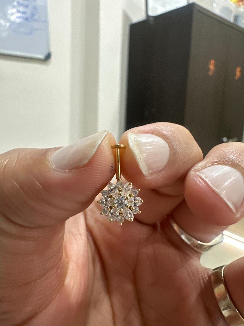 14K Gold Moissanite Earrings | South Screw Lock | Unique Jewelry for Gift