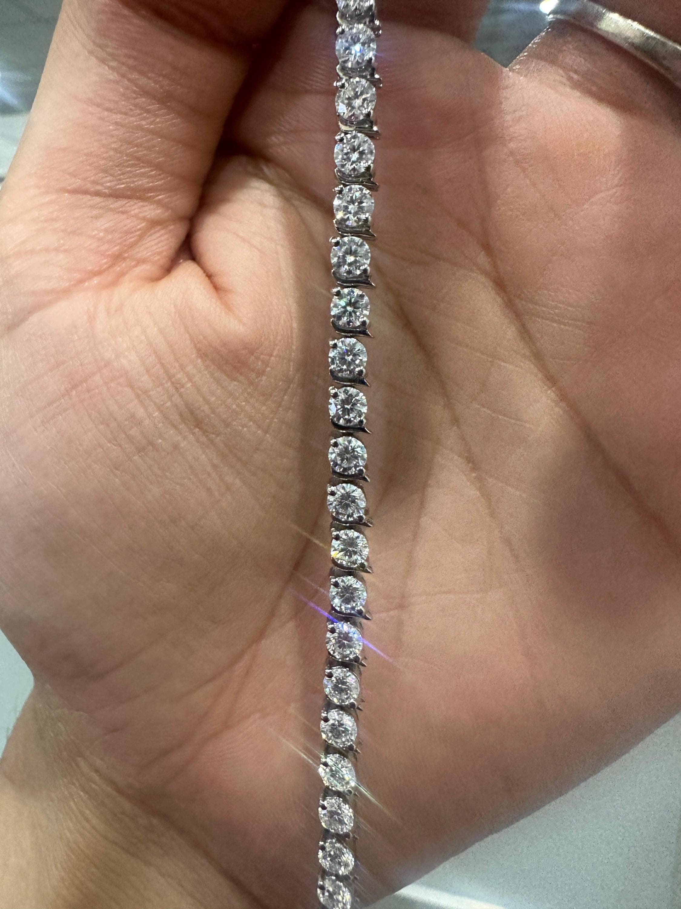 Custom Tennis Bracelet for Gift 925 Sterling Silver | Everyday wear Luxury Bracelet