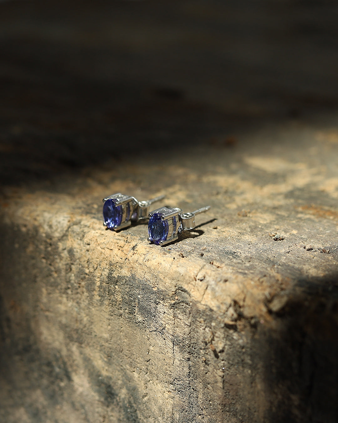 Classic stud earrings in 92.5 silver with a modern touch.