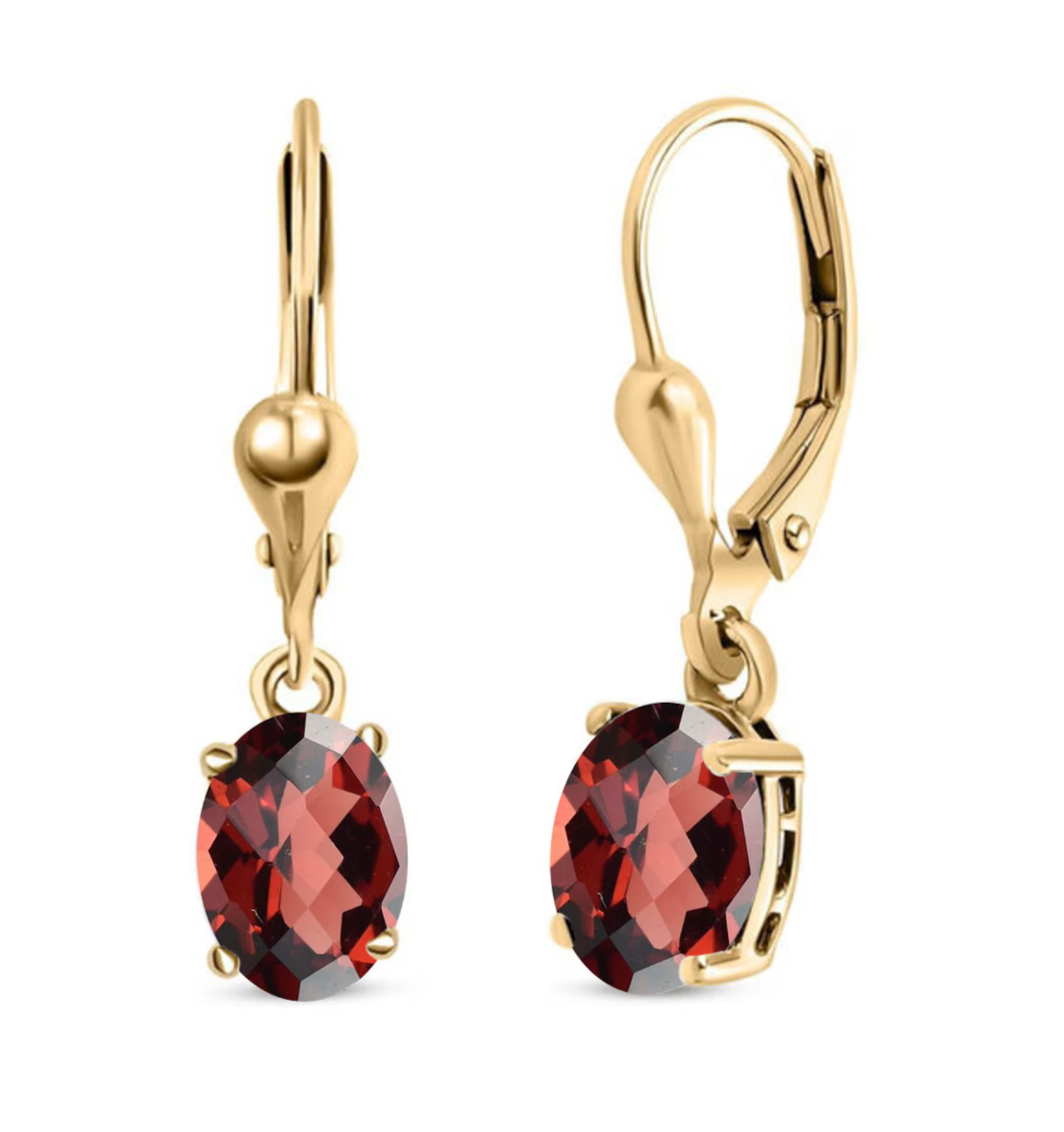 Classic Leverback earrings in 14K gold with a modern touch.
