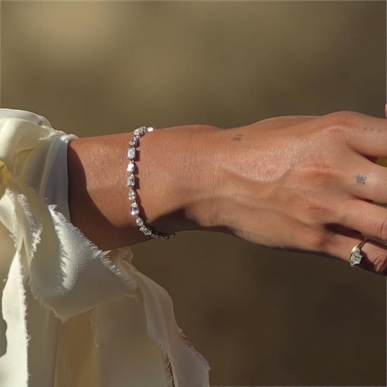 9 CT Multi Shape Moissanite Tennis Bracelet | Mixed Cut | 925 Sterling Silver