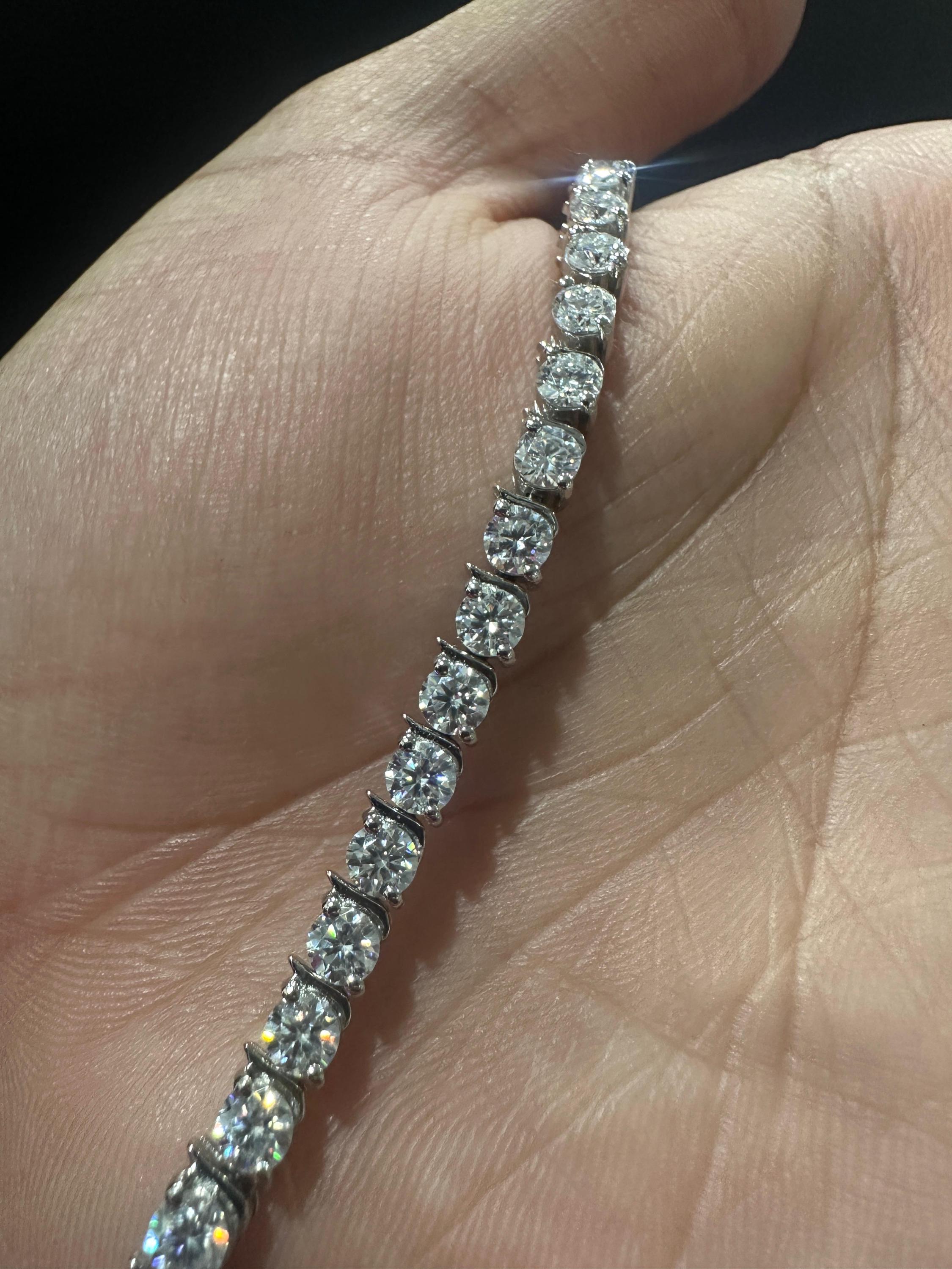 Custom Tennis Bracelet for Gift 925 Sterling Silver | Everyday wear Luxury Bracelet