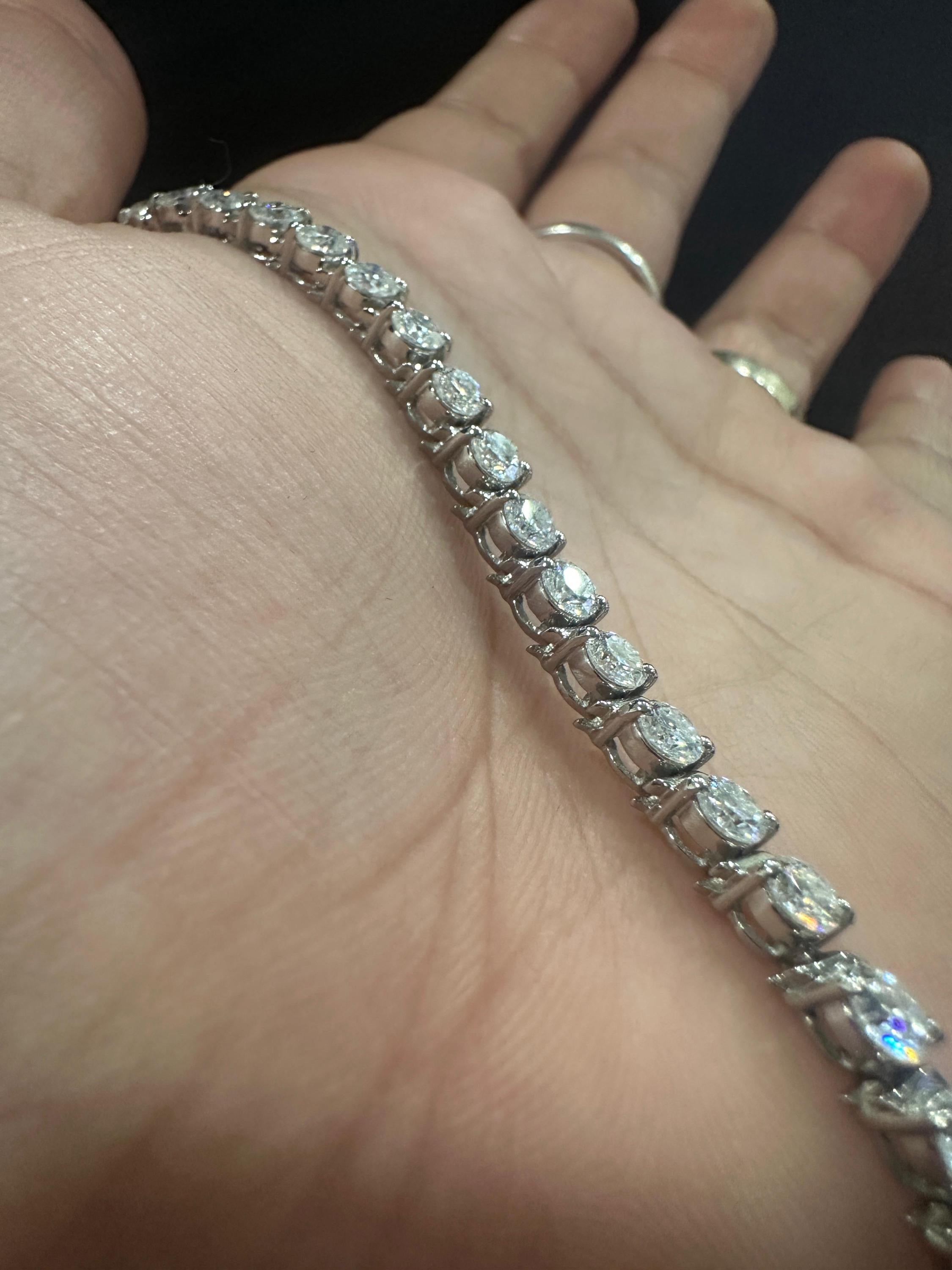 Custom Tennis Bracelet for Gift 925 Sterling Silver | Everyday wear Luxury Bracelet
